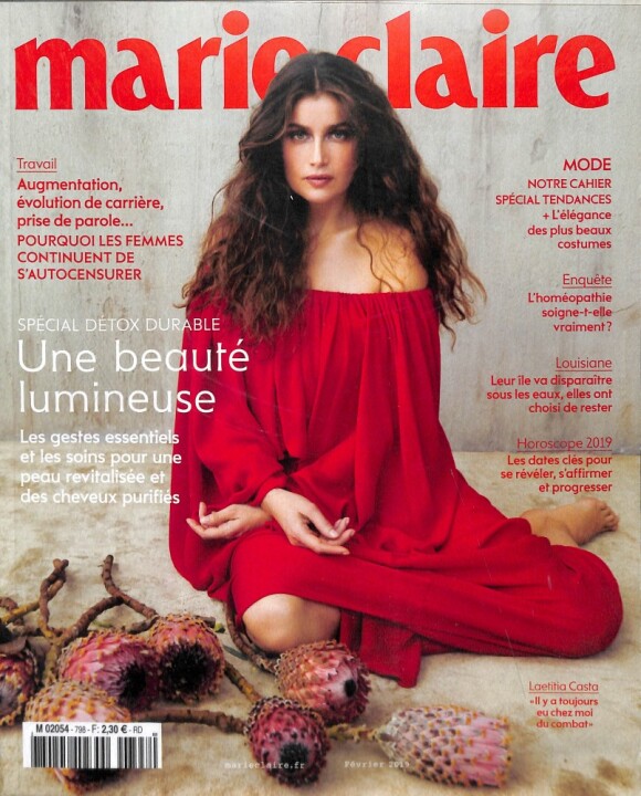 Couverture du magazine "Marie Claire" en kiosque le 4 janvier 2019