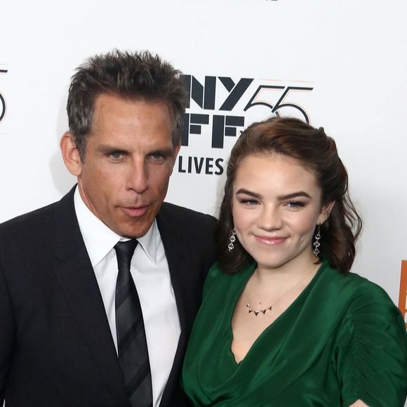Ben Stiller et sa fille Ella Stiller à la projection 'The Meyerowitz Stories' lors du Festival du Film à New York, le 1er octobre 2017 © Nancy Kaszerman via Zuma/Bestimage