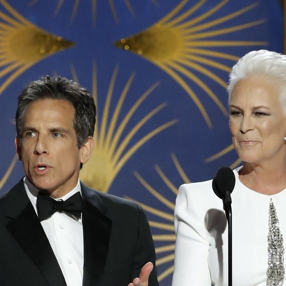 Jamie Lee Curtis et Ben Stiller aux Golden Globes, le 6 janvier 2019.