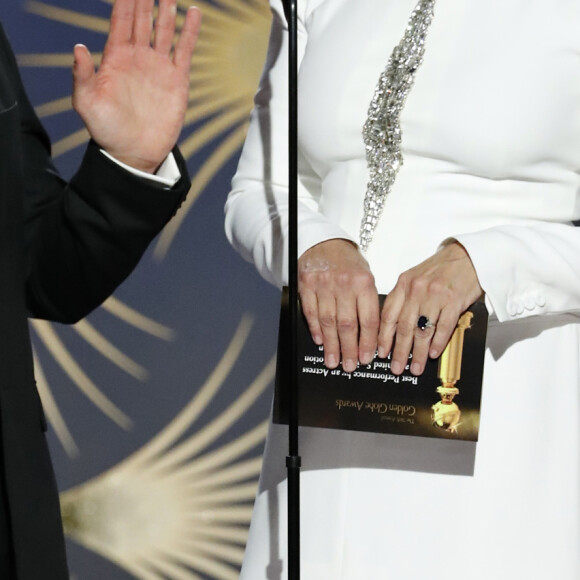 Jamie Lee Curtis et Ben Stiller aux Golden Globes, le 6 janvier 2019.