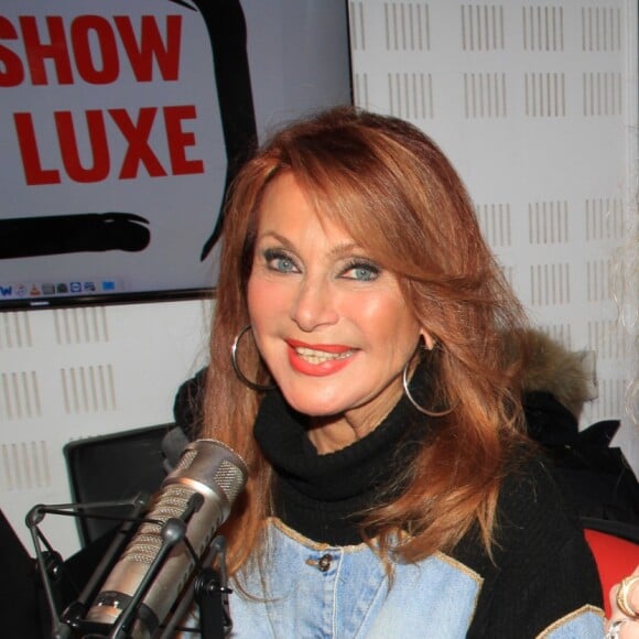 Exclusif - Julie Pietri et Pierre-Jean Chalençon lors de l'émission "Le Show de Luxe" sur la Radio Voltage à Paris, France, le 26 novembre 2018. © Philippe Baldini/Bestimage