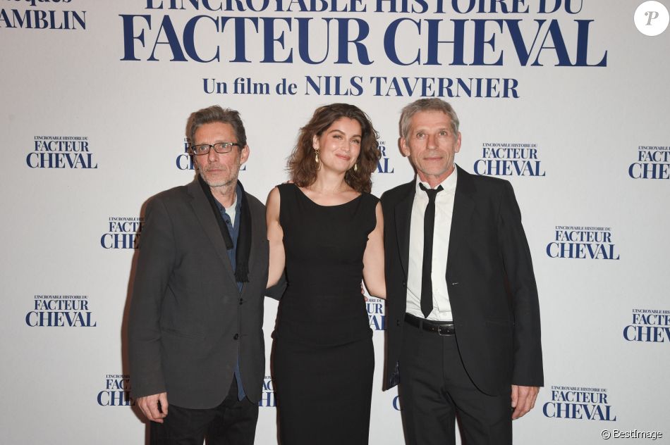 Nils Tavernier, Laetitia Casta et Jacques Gamblin à l'avant-première de