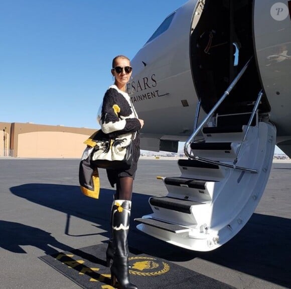 Céline Dion à Las Vegas, le 13 janvier 2019.