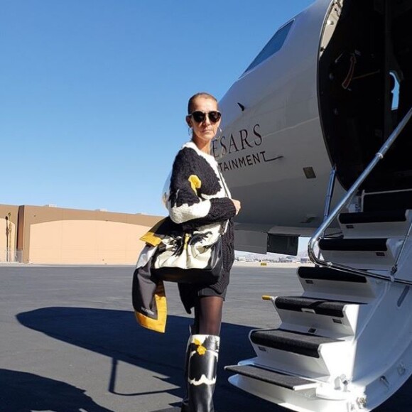 Céline Dion à Las Vegas, le 13 janvier 2019.