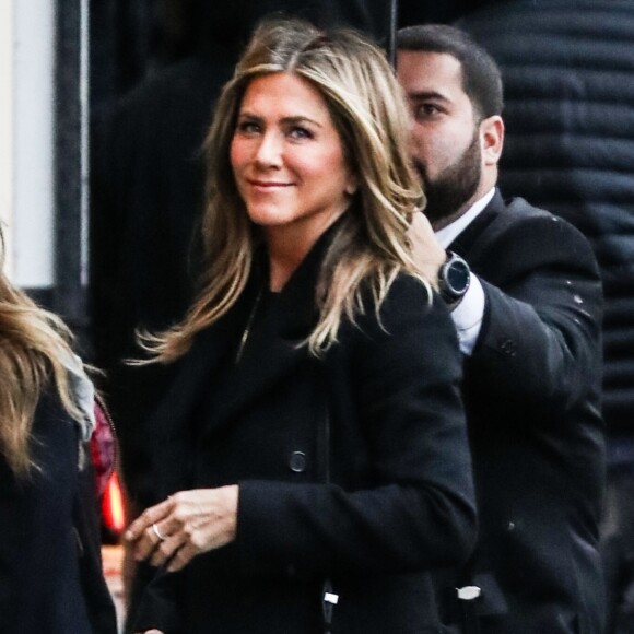 Jennifer Aniston arrive à l'émission Jimmy Kimmel Live! à Hollywood, le 5 décembre 2018.