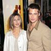 Brad Pitt et Jennifer Aniston en février 2001.