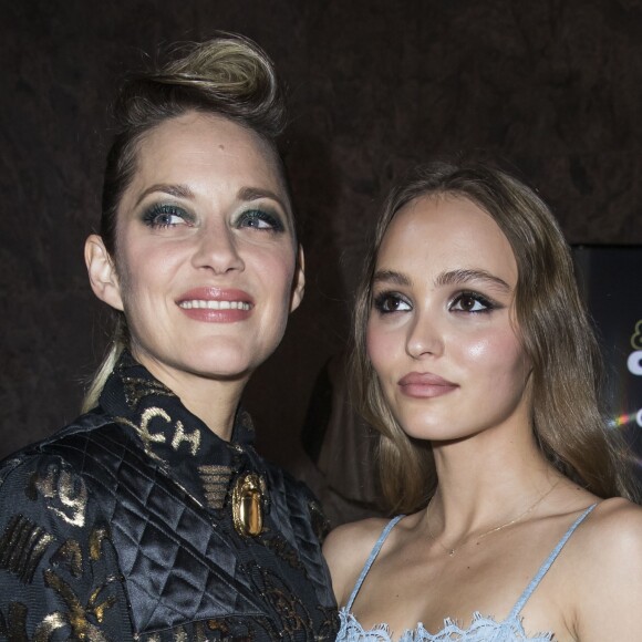 Marion Cotillard et Lily-Rose Depp - Soirée des révélations des César 2019 au Petit Palais à Paris, France, le 14 janvier 2019. © Olivier Borde/Bestimage