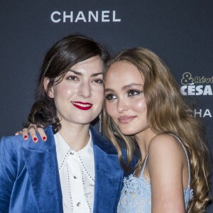 Rebecca Zlotowski et Lily-Rose Depp (Révélations César 2019 – Comédienne dans L'homme Fidèle) - Soirée des révélations des César 2019 au Petit Palais à Paris, France, le 14 janvier 2019. © Olivier Borde/Bestimage