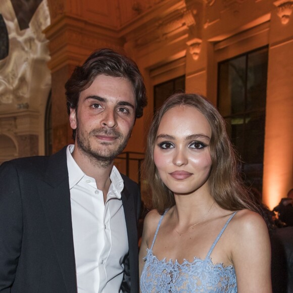 Roman Kolinka (Révélations César 2019 – Comédien dans Maya) et Lily-Rose Depp (Révélations César 2019 – Comédienne dans L'homme Fidèle) - Soirée des révélations des César 2019 au Petit Palais à Paris, France, le 14 janvier 2019. © Olivier Borde/Bestimage