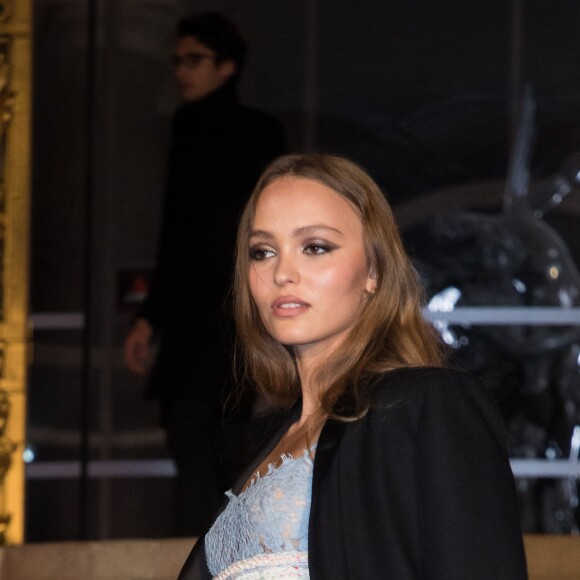 Semi-exclusif - Lily-Rose Depp - Arrivées à la soirée des révélations des Cesar 2019 au Petit Palais à Paris, France, le 14 janvier 2019.