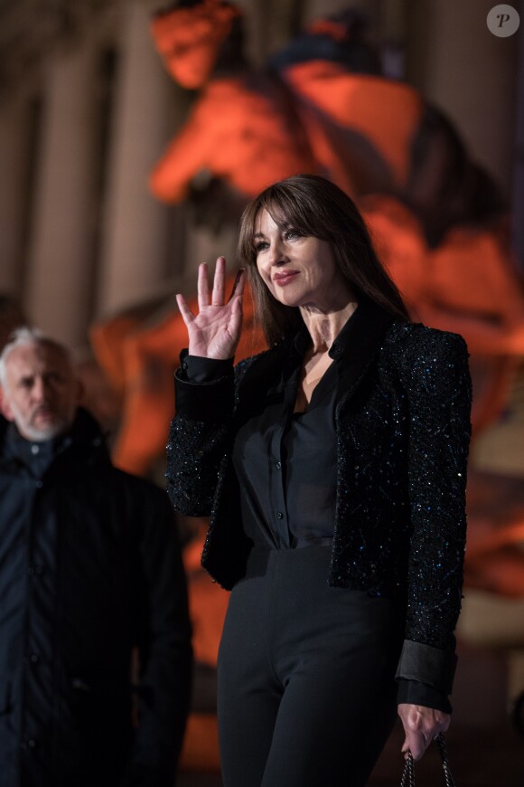Semi-exclusif - Monica Bellucci - Arrivées à la soirée des révélations des Cesar 2019 au Petit Palais à Paris, France, le 14 janvier 2019.