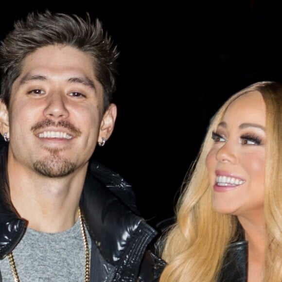 Exclusif - Mariah Carey et son compagnon Bryan Tanaka posent à l'occasion de son concert à Bruxelles le 14 décembre 2018.