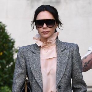 Victoria Beckham - People se rendent au défilé Kent & Curwen à Londres le 6 janvier 2019.