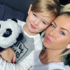 Stéphanie Clerbois et son fils Lyam le 27 décembre 2018.