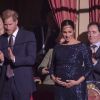 Le prince Harry, duc de Sussex, et Meghan Markle, duchesse de Sussex, enceinte, à la représentation du 10ème anniversaire du spectacle du Cirque du Soleil "Totem" au Roayl Albert Hall à Londres, le 16 janvier 2019.