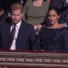 Le prince Harry, duc de Sussex, et Meghan Markle, duchesse de Sussex, enceinte, à la représentation du 10ème anniversaire du spectacle du Cirque du Soleil "Totem" au Roayl Albert Hall à Londres, le 16 janvier 2019.