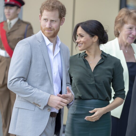 Le prince Harry, duc de Sussex, et Meghan Markle, duchesse de Sussex, inaugurent l'université technologique à Bognor Regis. C'est leur première visite dans le comté de Sussex depuis leur mariage.