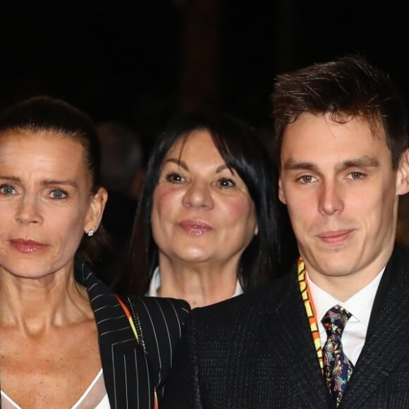 La princesse Stéphanie de Monaco, Pauline Ducruet, Louis Ducruet, Camille Gottlieb lors de la 43ème édition du festival international du cirque de Monte-Carlo le 18 janvier 2019. © Olivier Huitel