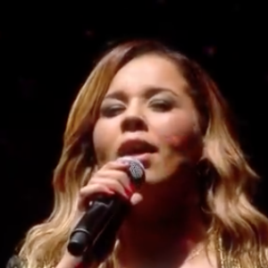 Chimène Badi qualifiée lors de la première demi-finale de "Destination Eurovision" diffusée le 12 janvier 2019 sur France 2.