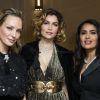 Uma Thurman, Laetitia Casta et Salma Hayek - Soirée de cocktail Boucheron Place Vendôme lors de la fashion week à Paris, le 20 janvier 2019. © Olivier Borde/Bestimage