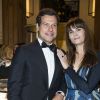 Laurent Lafitte et Marina Hands - Soirée de cocktail Boucheron Place Vendôme lors de la fashion week à Paris, le 20 janvier 2019. © Olivier Borde/Bestimage