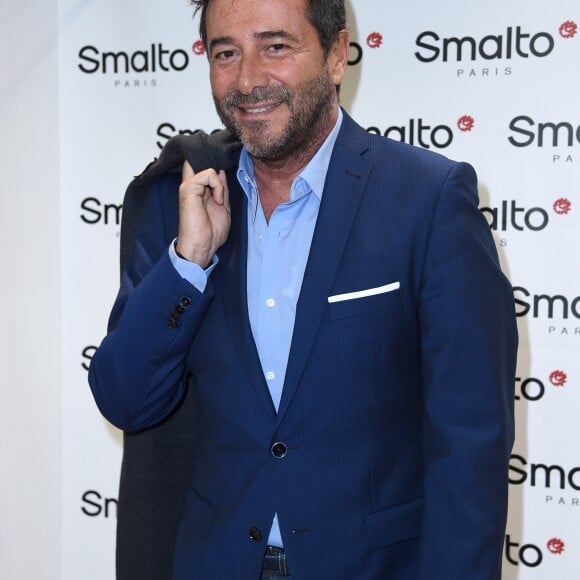 Bernard Montiel - Présentation de la collection "Smalto" lors de la fashion week à la boutique de la rue François 1er à Paris, le 18 janvier 2019. © Giancarlo Gorassini/Bestimage