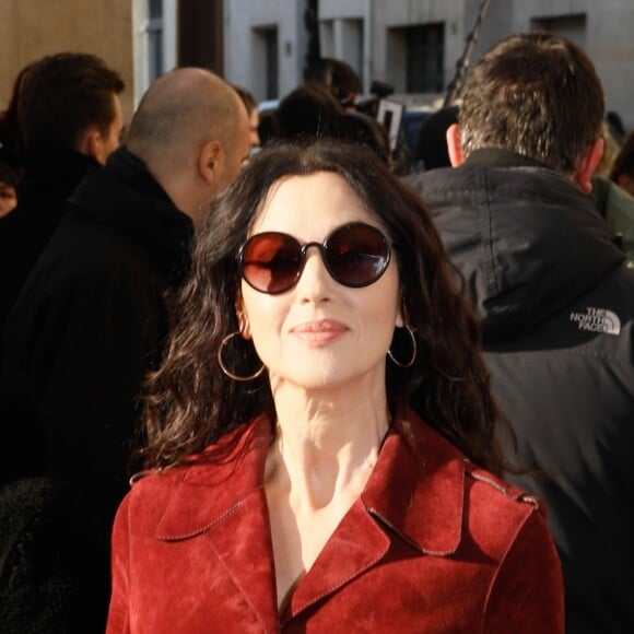 Monica Bellucci - Arrivées au défilé de mode Haute-Couture printemps-été 2019 "Christian Dior" à Paris. Le 21 janvier 2019 © Veeren-CVS / Bestimage