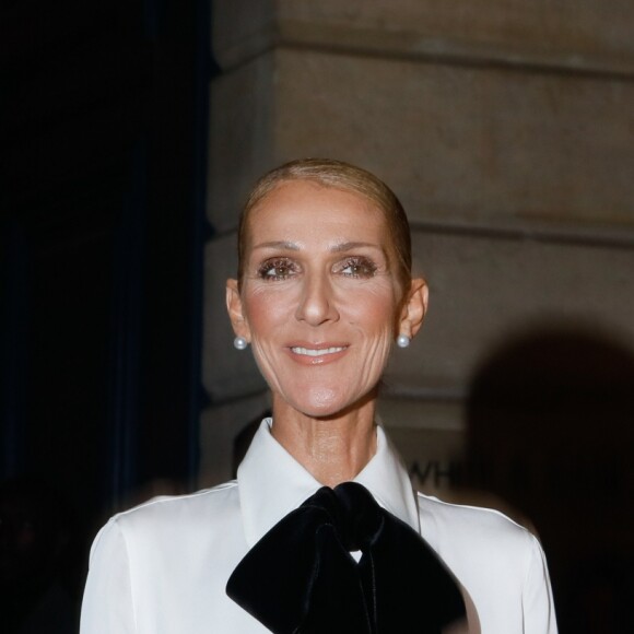 Celine Dion à l'extérieur du défilé de mode Haute-Couture printemps-été 2019 "Giorgio Armani Prive Haute Couture" à Paris. Le 22 janvier 2019 © CVS-Veeren / Bestimage