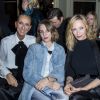 Celine Dion, Uma Thurman et sa fille Maya Hawke en front row du défilé de mode Haute-Couture printemps-été 2019 "Giorgio Armani Prive Haute Couture" à Paris le 22 janvier 2019. © Olivier Borde / Bestimage