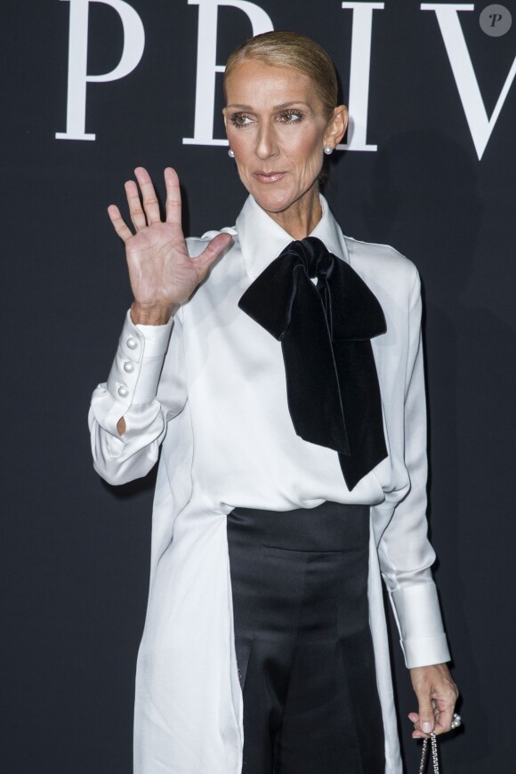 Celine Dion au photocall du défilé de mode Haute-Couture printemps-été 2019 "Giorgio Armani Prive Haute Couture" à Paris. Le 22 janvier 2019 © Olivier Borde / Bestimage
