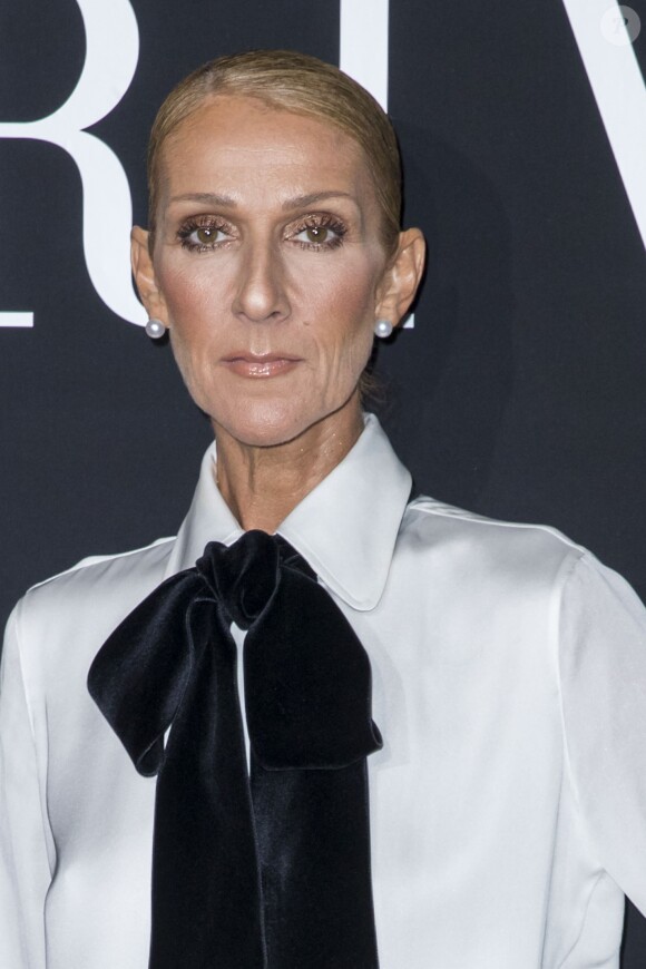 Celine Dion au photocall du défilé de mode Haute-Couture printemps-été 2019 "Giorgio Armani Prive Haute Couture" à Paris. Le 22 janvier 2019 © Olivier Borde / Bestimage