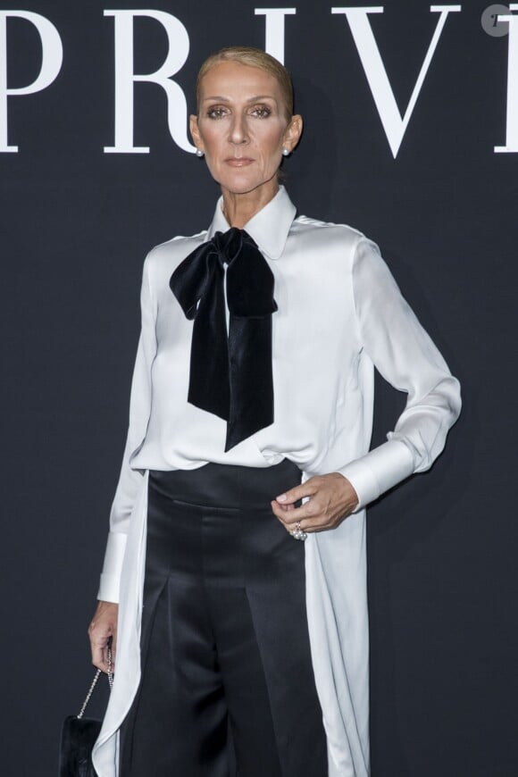 Celine Dion au photocall du défilé de mode Haute-Couture printemps-été 2019 "Giorgio Armani Prive Haute Couture" à Paris. Le 22 janvier 2019 © Olivier Borde / Bestimage