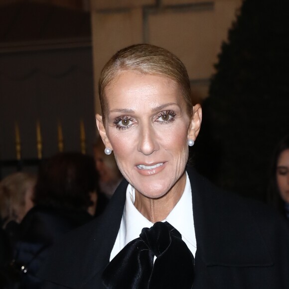 Celine Dion, avec Pepe Munoz, quitte son hôtel à Paris pour se rendre au défilé de mode Haute-Couture printemps-été 2019 "Giorgio Armani" le 22 janvier 2019 © Cyril Moreau / Bestimage