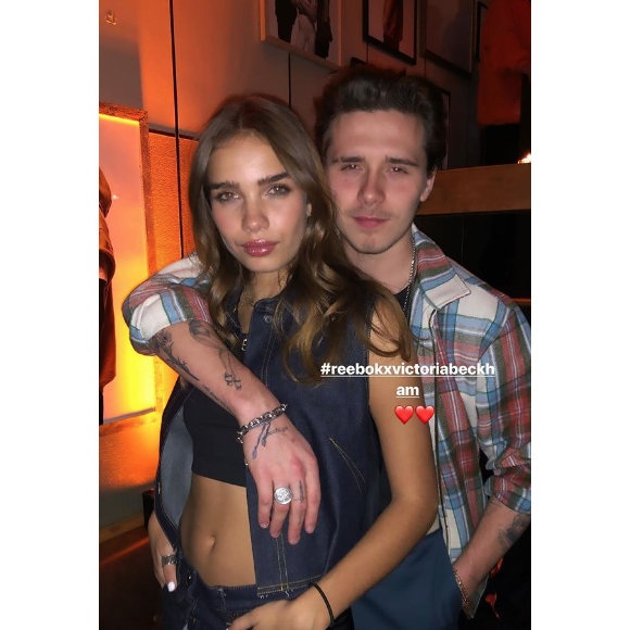 Brooklyn Beckham et sa copine Hana Cross sur Instagram, le 22 janvier 2019.