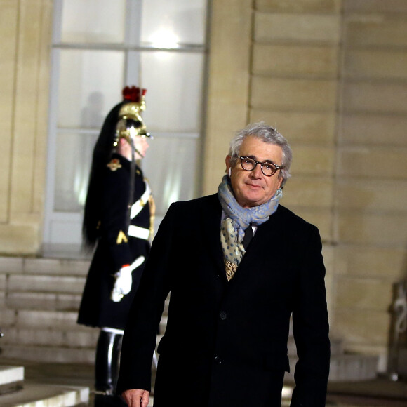 Michel Boujenah - Dîner officiel en l'honneur du président israélien et sa femme au palais de l'Elysée à Paris, le 23 janvier 2019. © Dominique Jacovides/Bestimage