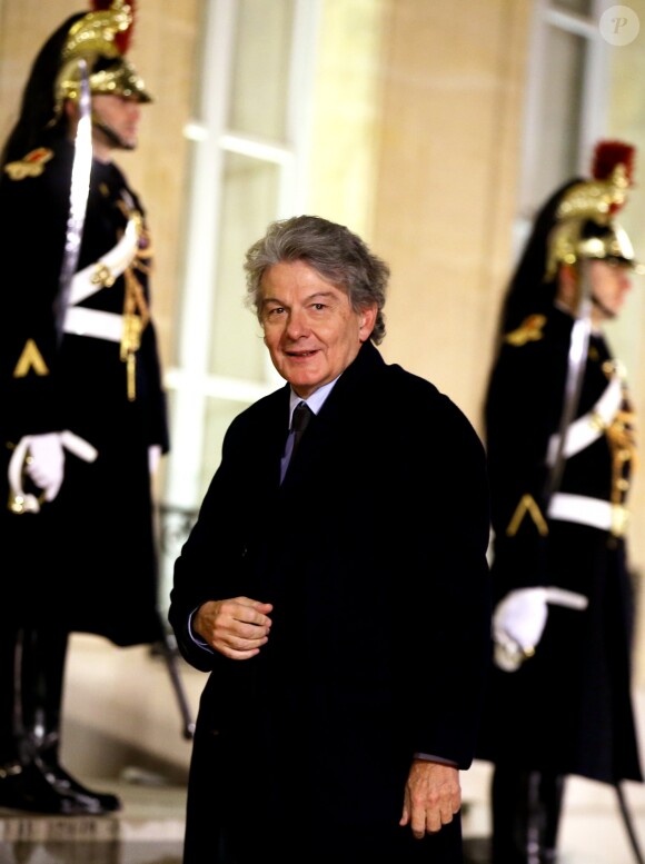 Thierry Breton, ministre de l'Economie - Dîner officiel en l'honneur du président israélien et sa femme au palais de l'Elysée à Paris, le 23 janvier 2019. © Dominique Jacovides/Bestimage