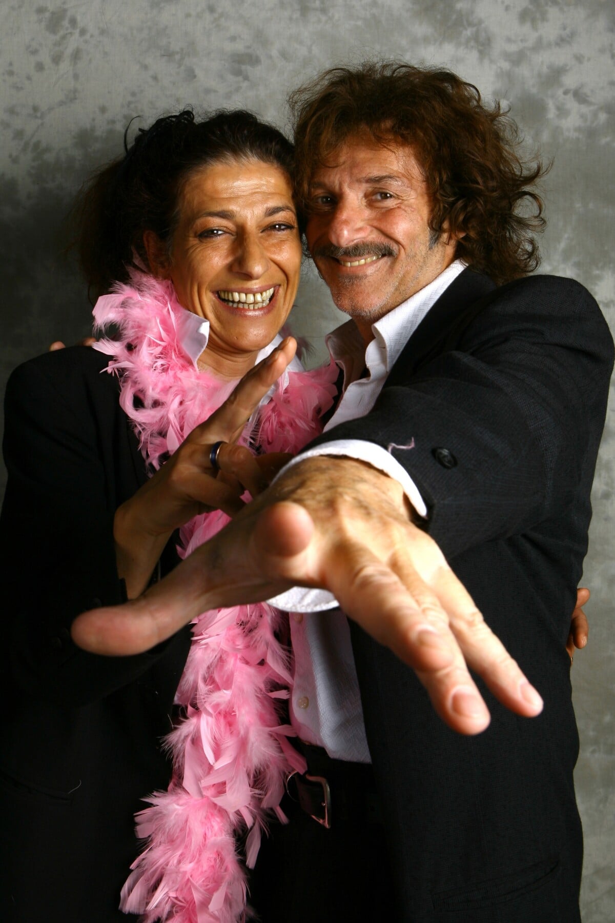 Photo : Gérard Blanc et son épouse Brigitte Skiavi-Blanc à Paris en 2007. Brigitte  Skiavi-Blanc - Purepeople