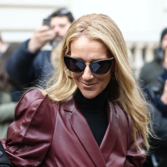 Céline Dion et Pepe Munoz sont de retour à l'hôtel, Le Crillon, à Paris, après leur visite chez Givenchy. Le 24 janvier 2019