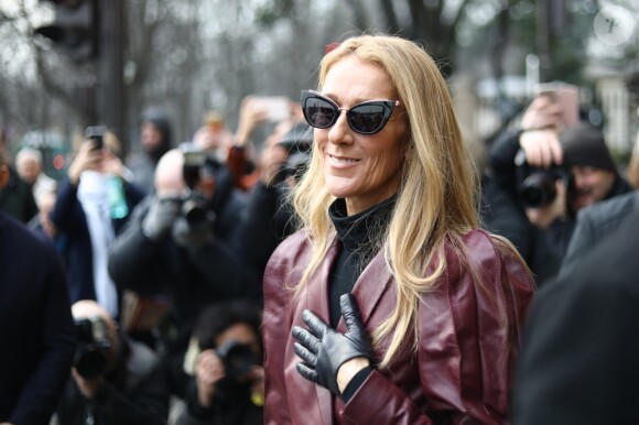 Céline Dion et Pepe Munoz sont de retour à l'hôtel, Le Crillon, à Paris, après leur visite chez Givenchy. Le 24 janvier 2019