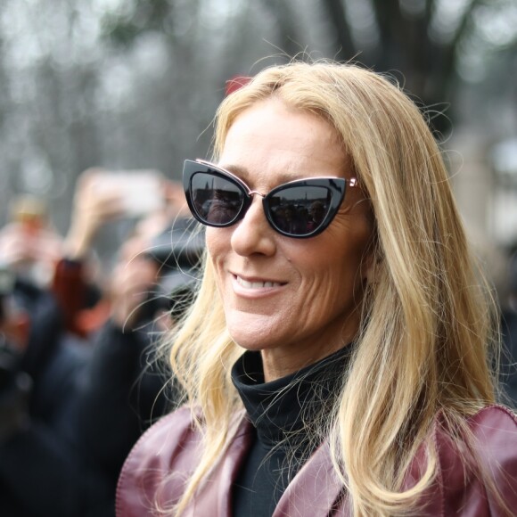 Céline Dion et Pepe Munoz sont de retour à l'hôtel, Le Crillon, à Paris, après leur visite chez Givenchy. Le 24 janvier 2019