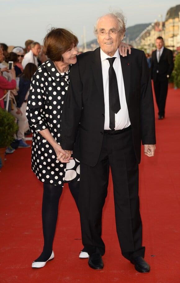 Michel Legrand et sa femme Macha Méril lors de la soirée de clôture du 29ème Festival de Cabourg à Cabourg, le 13 juin 2015.