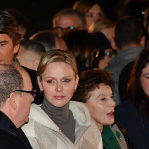 Le prince Albert II et la princesse Charlene de Monaco, avec leur fils le prince héréditaire Jacques, ont participé aux célébrations de Sainte Dévote dans la soirée du samedi 26 janvier 2019. © Bruno Bebert/Bestimage