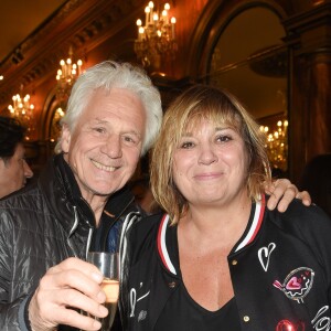 Gérard Lenorman et Michèle Bernier - People à la générale du woman show "Vive Demain !" de Michèle Bernier au théâtre des Variétés à Paris le 28 janvier 2019. © Coadic Guirec/Bestimage