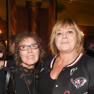 Mireille Dumas et Michèle Bernier - People à la générale du woman show "Vive Demain !" de Michèle Bernier au théâtre des Variétés à Paris le 28 janvier 2019. © Coadic Guirec/Bestimage