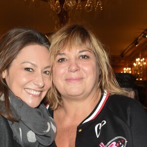 Shirley Bousquet et Michèle Bernier - People à la générale du woman show "Vive Demain !" de Michèle Bernier au théâtre des Variétés à Paris le 28 janvier 2019. © Coadic Guirec/Bestimage