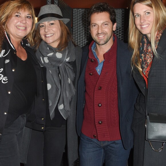 Stephane Plaza, Valérie Mairesse, Shirley Bousquet, Michèle Bernier, Frédéric Diefenthal et sa compagne - People à la générale du woman show "Vive Demain !" de Michèle Bernier au théâtre des Variétés à Paris le 28 janvier 2019. © Coadic Guirec/Bestimage