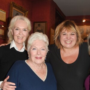 Michèle Bernier, Line Renaud, Michèle Bernier et Françoise Fabian - People à la générale du woman show "Vive Demain !" de Michèle Bernier au théâtre des Variétés à Paris le 28 janvier 2019. © Coadic Guirec/Bestimage