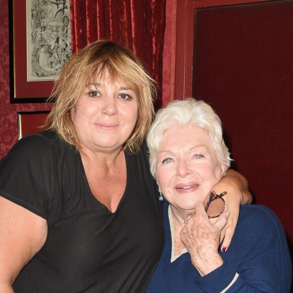 Michèle Bernier et Line Renaud - People à la générale du woman show "Vive Demain !" de Michèle Bernier au théâtre des Variétés à Paris le 28 janvier 2019. © Coadic Guirec/Bestimage