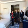 Le prince Albert II de Monaco et la princesse Stéphanie inaugurent suite "Rainier III" de l'Hôtel de Paris à Monaco le 29 janvier 2019. @ Jean-Charles Vinaj / Pool Monaco / Bestimage