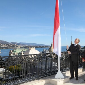 Le prince Albert II de Monaco et la princesse Stéphanie inaugurent suite "Rainier III" de l'Hôtel de Paris à Monaco le 29 janvier 2019. @ Jean-Charles Vinaj / Pool Monaco / Bestimage